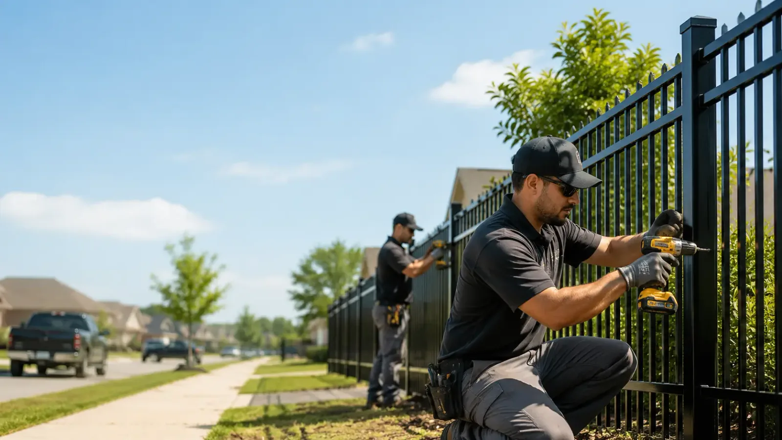 Metal Fence Installation in Mora, LA